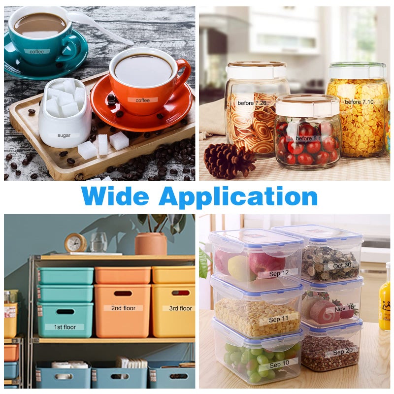 Pristar Compatible Label Tape Replacement for LC-4TBN LK-4TBN ST12KW 12mm 1/2 Inch Black on Clear Refills Label Tape Cartridge for Epson LabelWorks LW300 LW400 LW600P LW700 LW-900P Label Maker, 4-Pack - Image 5